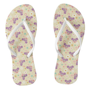 Tongs Abby Cadabby Motif de la face de fleurs