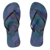 Tongs Abstrait bleu et violet (Semelle)