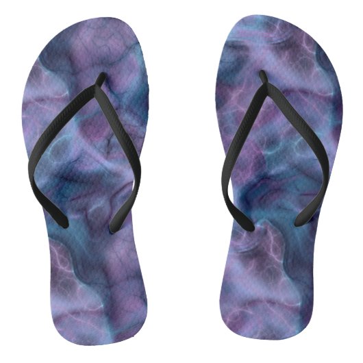 Tongs Abstrait bleu et violet (Semelle)