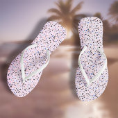 Tongs Abstrait motif en mosaïque Terazzo sur arrière - p