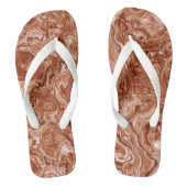 Tongs Abstrait rouille marbré (Semelle)