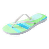 Tongs Abstrait surf Pastel Blue Green (Incliné)