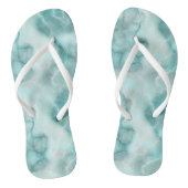 Tongs Abstrait turquoise (Semelle)