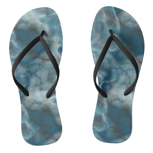 Tongs Abstrait turquoise (Semelle)