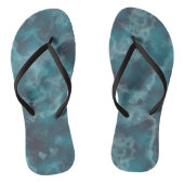 Tongs Abstrait turquoise (Semelle)