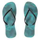 Tongs Abstrait turquoise (Semelle)