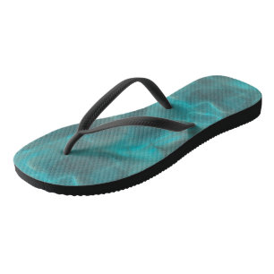 Tongs Abstrait turquoise
