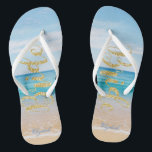Tongs Adorable Beach Gold Parties scintillant mariée -Pe<br><div class="desc">Jolie plage avec la mariée à la gloire d'or et votre nom. Sélectionnez le bouton costume pour changer le style,  la couleur et la taille des polices.N'importe quelle fille aimerait avoir ce design élégant et élégant.</div>