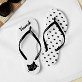 Tongs Adorable Chats Motif Chat Dame