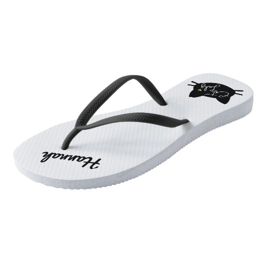 Tongs Adorable Chats Motif Chat Dame (Incliné)