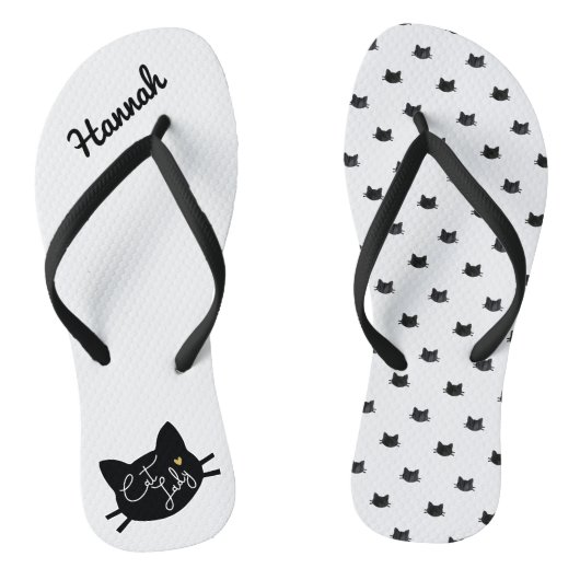 Tongs Adorable Chats Motif Chat Dame (Semelle)