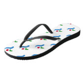 Tongs Adult Slim Straps with Flag of Seoul (Incliné)