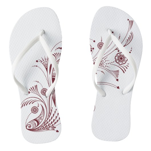 Tongs adultes, lanières minces (Semelle)