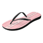 Tongs Aesthetic Vertical Wood Pattern Pink Colour  (Incliné)