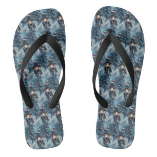 Tongs Affenpinscher Chien équitation Moto Noël