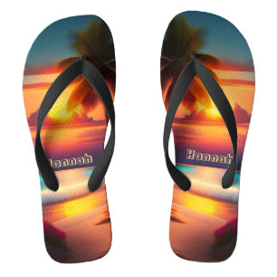Tongs Affiches brillantes