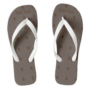Tongs Ajouter Texte Imprimé Hommes Stylish et belle-napp