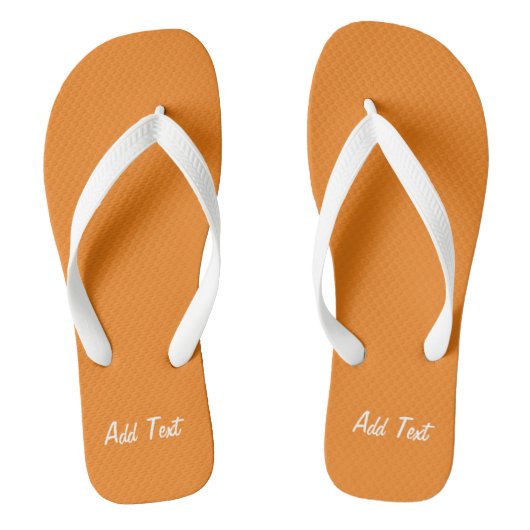 Tongs Ajouter un style imprimé en texte larges bretelles (Semelle)