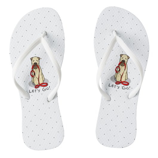 Tongs Allons-y ! Marche à pied à Terrier Chien (1b2) (Semelle)