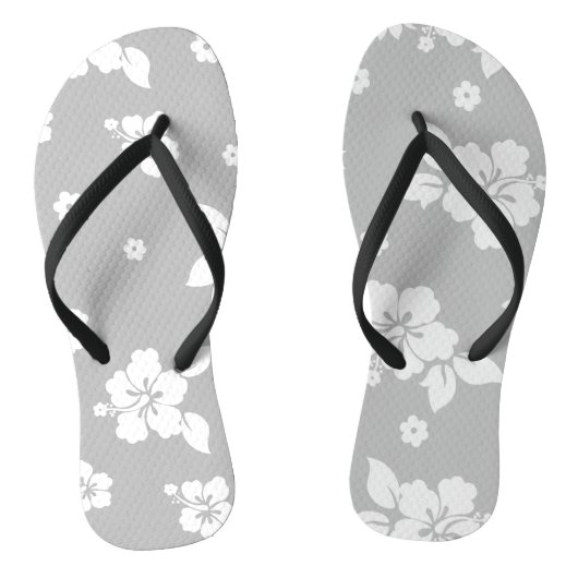 Tongs Aloha Gray Classic Hawaï Motif sans fil (Semelle)