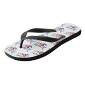 Tongs Alright Bab Black Pays Words Flip Flop Chaussures (Incliné)