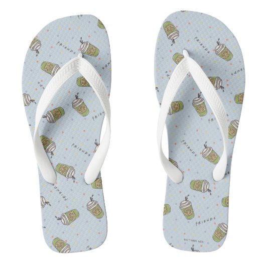 Tongs AMIS™ | Polka Dot Central Perk Motif (Semelle)