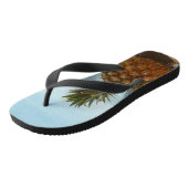 Tongs Ananas cool au bord de l'océan (Incliné)