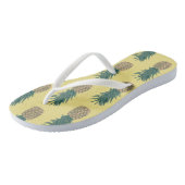 Tongs Ananas entier tropical peint peint FlipFlops (Incliné)