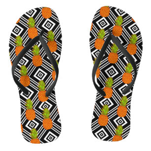 Tongs Ananas géométriques