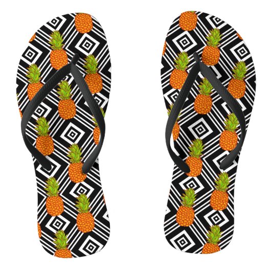 Tongs Ananas géométriques (Semelle)