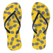 Tongs Ananas sur l'or (Semelle)