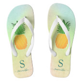 Tongs Ananas tropical monogrammé été (Semelle)