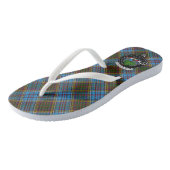 Tongs Anderson Clan Badge & Tartan Flip Flops (Incliné)