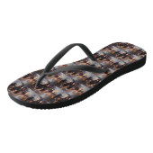 Tongs Anglais Cocker Spaniel Noël Festin Saison (Incliné)