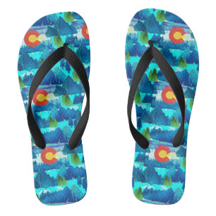 Tongs Aquarelle Colorado