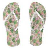 Tongs Aquarelle colorée Motif Llama (Semelle)