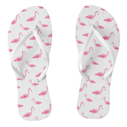 Tongs Aquarelle Flamingo Patte (Semelle)