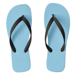 Tongs Aquarelle molle uni Bleu bébé