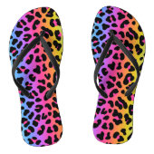 Tongs Arc en arc-en-ciel chaussures à imprimer animalier (Semelle)