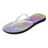 Tongs Arc-en-ciel de Pastel (Incliné)