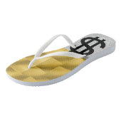 Tongs Argent Or Flip Flops (Incliné)