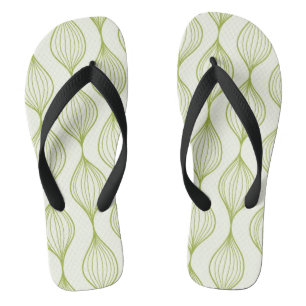 Tongs arrière - plan de motif vertical vert