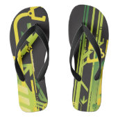 Tongs Arrière - plan tramé technique 4 (Semelle)