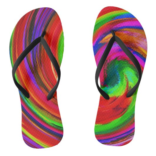 Tongs Art Abstrait n° 25 (Semelle)