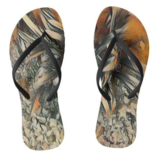 Tongs Art floral (Semelle)