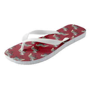 Tongs Astrid en Rouge