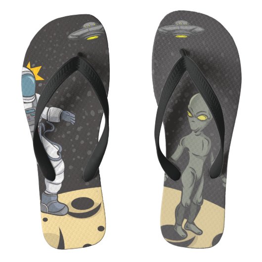 Tongs Astronaute et extraterrestre (Semelle)