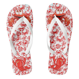 Tongs Au homard et crabe de mer rouge