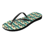 Tongs Australian Kelpie Beach Surf Paining (Incliné)