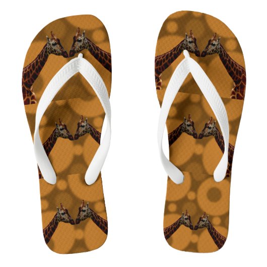 Tongs Auto-réflexion Giraffe, (Semelle)